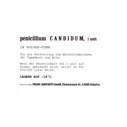 Kultura pro výrobu sýrů s bílou plísní (Penicillium Candidum)