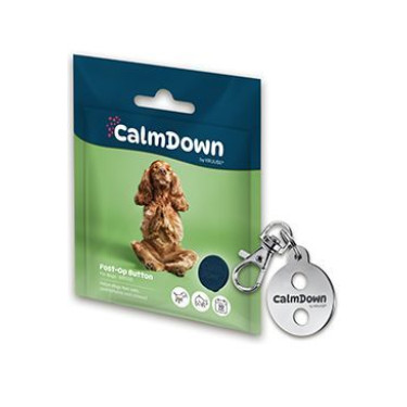 CalmDown Dog Tag Kit kovový přívěsek+1knoflík KRUUSE - PES