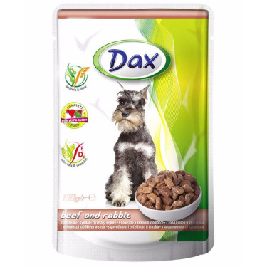 Dax Dog hovězí a králičí kapsička 100 g