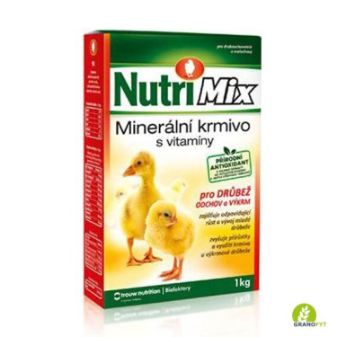 Nutrimix pro drůbež 3kg, po expiraci