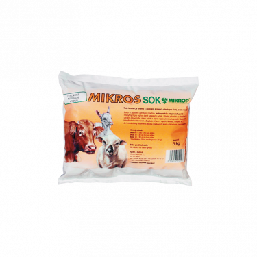 Mikros SOK - minerální doplňkové krmivo pro skot, ovce a kozy 1kg