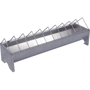 Žlabové krmítko pozinkované - pro kuřata - délka 50 cm, šířka 13 cm