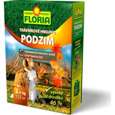 FLORIA Podzimní trávník. hnojivo 2,5 kg