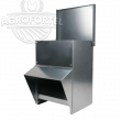 Kovové násypné krmítko AGROFORTEL - 14 kg, šetří krmivo, kvalitní provedení