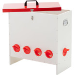 Násypné kovové krmítko AGF-10 - na 50 kg krmiva