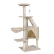 Škrabadlo pro kočky s více úrovněmi a hračkami - Rosalia, 49x40x118 cm