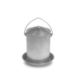 Napájecí kbelík pro drůbež, kovový, 7 litrů - GAUN 12052