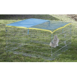Výběh pro králíky, morčata a jiné hlodavce 115 x 115 x 65 cm s plachtou