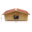 Zateplená bouda - kočičí domeček, 99 x 52 x 36 cm