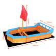 Pískoviště - loď 150x78x85cm