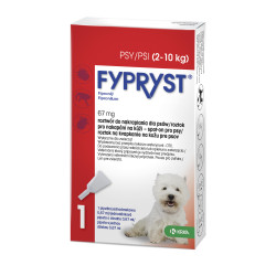 Fypryst Spot-on Dog S 67mg sol 1x0,67ml (2-10kg)