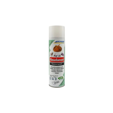BIO roztok ve spreji proti čmelíkům, blechám, klíšťatům SCHOPF REUDANON AEROSOL 400ml