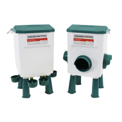 Set automatické krmítko 7.5 kg + napáječka 11.5 l 