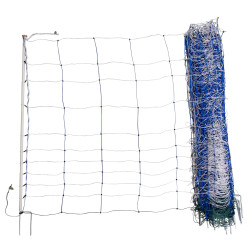 AKO TitanNet 145, modro-bílá, 50 m, 145 cm, dvojitý hrot