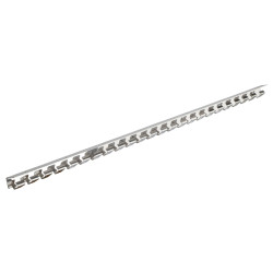 Závěsná lišta 100 cm, nerezová ocel, pro PVC clonu, Kerbl