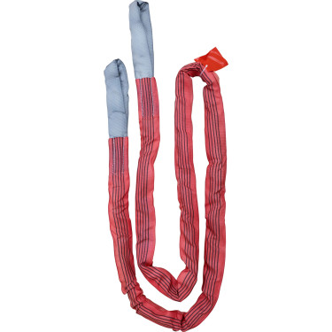Tažné lano s oky KERBL 37706 6 m / 40 mm / 35 000 kg, červené