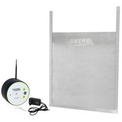 Automatická dvířka pro kurník Kerbl Duo Smart vč. posuvných dvířek L, 430 x 400 mm