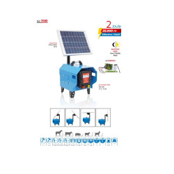 PUHU set pro elektrický ohradník 2J Akumulátor gel(12V/14Ah) + solární panel 20W