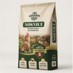 Směs - Nosnice - granule, 25 kg + acariflash