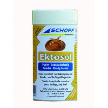 Pudr EKTOSOL, 250 g k hubení čmělíků a muněk