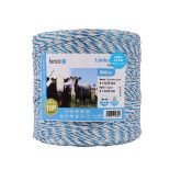 Lanko pro elektrický ohradník, průměr 2,5 mm, bílo-modré