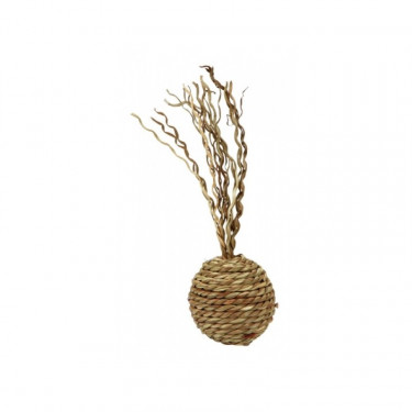 Hračka pro kočky - balonek z mořské trávy, 4,5 cm  
