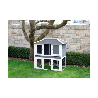 KERBL Králíkárna s výběhem VILLA - pro králíky a jiné hlodavce, 118 x 68 x 118 cm  
