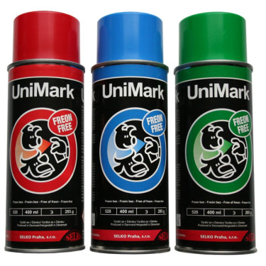 Sprej značkovací Unimark, 400 ml, na zvířata,