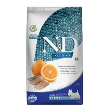 N&D OCEAN DOG Adult Mini Herring & Orange 2,5kg