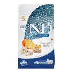 N&D OCEAN DOG LG Adult Mini Codfish & Orange 800g