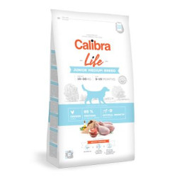 Calibra Dog Life Junior Medium Breed Chicken 12kg