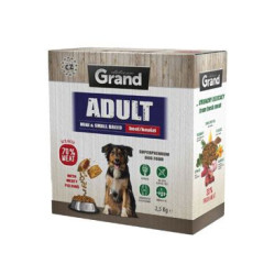 GRAND Dry Adult mini&small breed hovězí 2,5kg