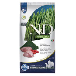 N&D SPIRULINA DOG Adult M/L Lamb & Wolfberry 7kg