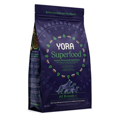 YORA Dog Adult z hmyzu Superfood All Breeds 12kg