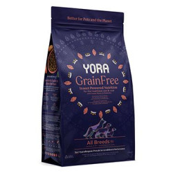 YORA Dog Adult z hmyzu GrainFree All Breeds 12kg