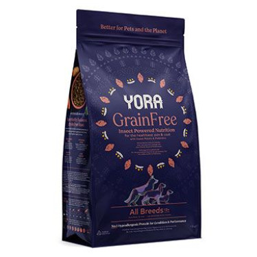 YORA Dog Adult z hmyzu GrainFree All Breeds 12kg