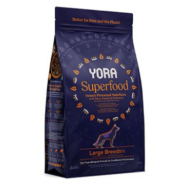 YORA Dog Adult z hmyzu Superfood Large Breeds 12kg