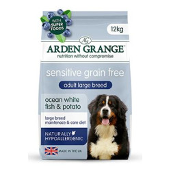 Arden Grange GF Dog Adult Large Sen.O.W.Fish&Pot.12kg