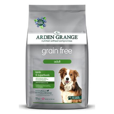 Arden Grange GF Dog Adult Lamb&Superfoods 12kg