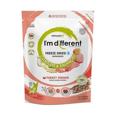 I´M DIFFERENT krmivo mrazem suš. Raw Turkey Dinner156g