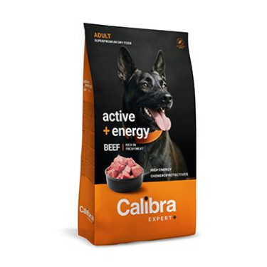 Calibra Dog EXPERT+ Adult Active & Energy Beef 12kg