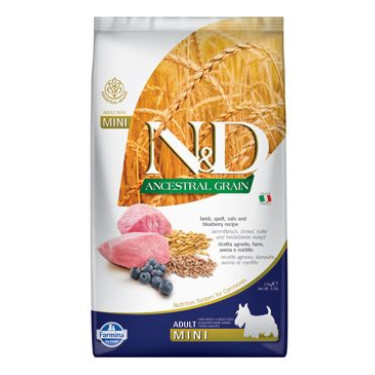 N&D LG DOG Adult Mini Lamb & Blueberry 2,5kg