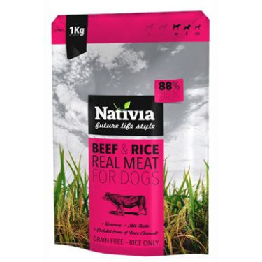 Nativia Real Meat Beef&Rice 1kg