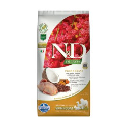 N&D Quinoa DOG Skin&Coat Quail all breeds 7kg