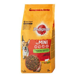 Pedigree Dry Mini s hovězím a zeleninou 2kg