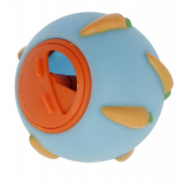 Kerbl Míček na pamlsky pro králíky, modrý, 7 cm  