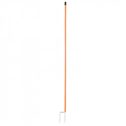 Tyčka náhradní k síti ohradníku pro drůbež 112 cm, 2 hroty, oranžová  