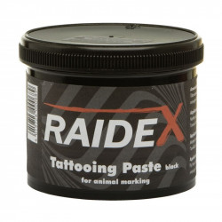 Barva tetovací RAIDEX, 600 g, černá, na zvířata  