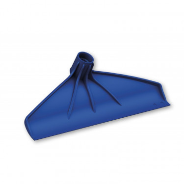 Stěrka na hnůj, plastová, 38 cm, modrá  