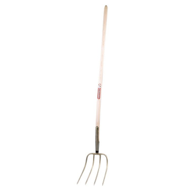 Vidle kované Erntekönig, 4 hroty, 31 cm, s násadou 135 cm, zlaté  
